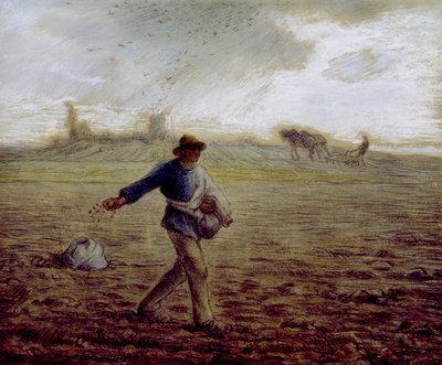 Der Sämann, ca. 1865 von Jean Francois Millet